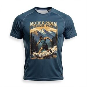 Gildan Teal Graphic Men’s Swim Rash Guard